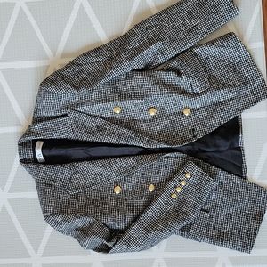 Zara Houndstooth Blazer